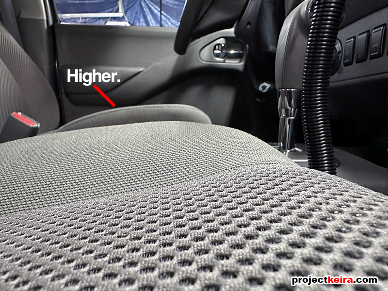 OEM Seating Driver Bottom Seat Cover – Tan Cloth – For Nissan Frontier 2005-2021 – Direct Fit